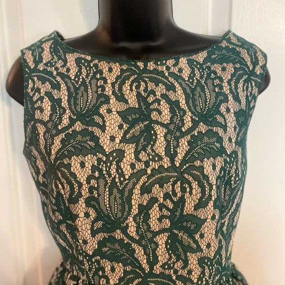 “ZARA” Tulip Lace Overlay Dress - Picture 7 of 16